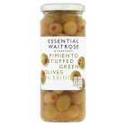 Essential Stuffed Green Olives, drained 190g