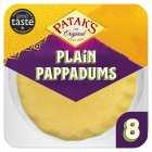 Patak's Plain Pappadums, 8s