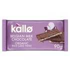 Kallo Milk Chocolate Rice Cake Thins, 90g
