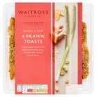 Waitrose Chinese 4 Prawn Toasts, 140g