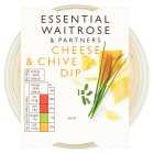 essential Waitrose Cheese & Chive Dip, 200g