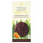 Duchy Organic Stem Ginger Biscuits in Dark Chocolate, 100g