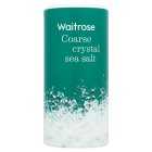 Waitrose coarse crystal sea salt, 350g