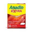 Anadin Painkiller Caplets Extra, 16s