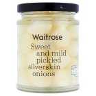 Waitrose Pickled Silverskin Onions, drained 150g