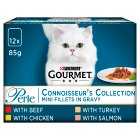 GOURMET Perle Connoisseur's Selection in Gravy Wet Cat Food, 12x85g
