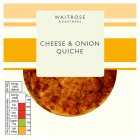 Waitrose Cheese & Onion Quiche, 155g