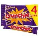 Cadbury Crunchie Chocolate Bar Multipack 4 Pack, 128g