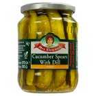 Mrs Elswood Gherkin Spears with Dill, drained 360g