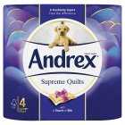 Andrex Supreme Quilts Toilet Roll Small Pack, 4s
