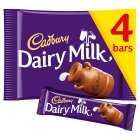Cadbury Dairy Milk Chocolate Bar Multipack 4 Pack, 134g
