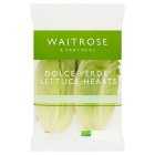Waitrose Dolce Verde Lettuce Hearts, 2s