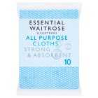 Essential All Purpose Cloths, 10s