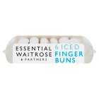Essential 6 Iced Finger Buns, 6s
