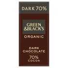 Green & Black's Organic 70% Dark Chocolate Bar, 90g