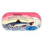 Waitrose Anchovy Fillets in Extra Virgin Olive Oil, drained 30g