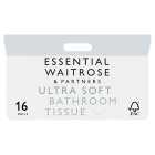 Essential White Ultra Soft Bathroom Tissue, 16x240 sheets