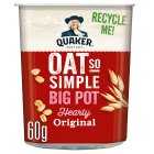 Quaker Oat So Simple Original Porridge Big Pot, 60g