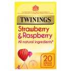 Twinings Strawberry and Raspberry Fruit Tea Bags 20, 40g