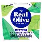 Real Olive Co. Wild Garlic & Basil Olives, 150g