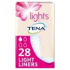 lights by Tena light liners, 28s