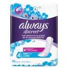 Always Discreet Incontinence Pads for Women - Long, 10s