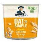 Quaker Oat So Simple Golden Syrup Porridge Pot, 57g
