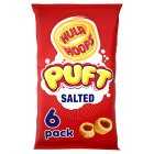 Hula Hoops puft salted, 6x15g
