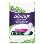 Always Discreet Incontinence Pads for Women - Normal, 12s