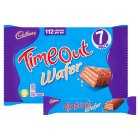 Cadbury Timeout Wafer Milk Chocolate Bar Multipack 7 Pack, 7x20.2g