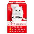 Gourmet Mon Petit with Duck, Chicken & Turkey, 6x50g