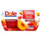 Dole Fruit in Jelly Peaches in Strawb Jelly, 4x123g