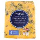 Waitrose Long Clawson Shropshire Blue Strength 4, 227g