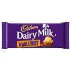 Cadbury Dairy Milk Wholenut Chocolate Bar, 120g