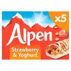Alpen 5 bars strawberry with yoghurt, 145g