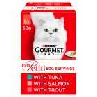 Purina Gourmet Mon Petit Tuna, Salmon & Trout, 6x50g