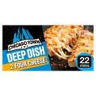 Chicago Town 2 Deep Dish Four Cheese Pizzas, 2x148g