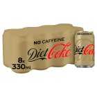Diet Coke No Caffeine Can, 8x330ml