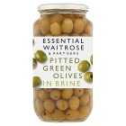 Essential Pitted Green Olives, drained 450g