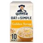Quaker Oat So Simple Golden Syrup Porridge Sachets, 360g