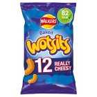 Walkers Wotsits Crisps Really Cheesy Multipack Snacks, 12x16.5g