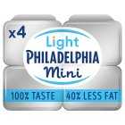 Philadelphia Light Mini Soft Cheese Tubs, 4x35g