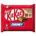 KitKat Chunky Milk Chocolate Bars Multipack, 4x40g