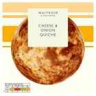 Waitrose Cheese & Onion Quiche, 400g
