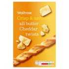 Waitrose all butter cheese twists, 125g