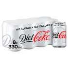 Diet Coke Can, 8x330ml