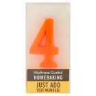 Cooks' Homebaking '4' Number Candle
