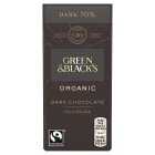 Green & Black's Organic 70% Dark Chocolate Bar single, 35g