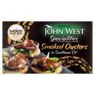John West Smoked Oysters in Sunflower Oil, drained 65g
