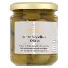 No.1 Italian Nocellara Olives, drained 110g